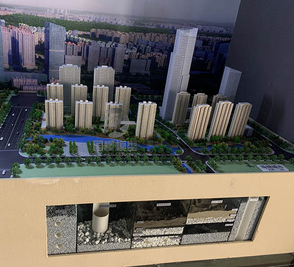 同江县建筑模型